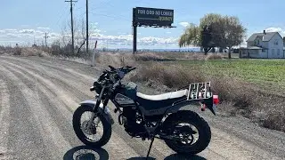 Riding the TW200 To Church