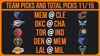 NBA Picks Today 11/15/25 NBA Picks and Predictions NBA Bets Today