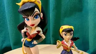 Wonder Woman Bombshell figures from Funko and Cryptozoic