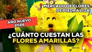 Flores amarillas y Año Nuevo: precios en el Mercado de Piedra Lisa #ROTATIVARPP | DESPACHO