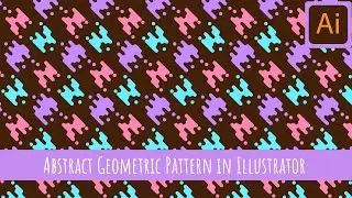 Illustrator - Abstract Lines Pattern - Rounded rectangles lines design