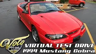 1994 Ford Mustang Cobra SVT Virtual Test Drive at Volo Auto Museum (V19162)