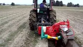 ヤンマートラクター 冨士ジャイロパワー畦塗機　Ｔｈｅ　levee is mended.