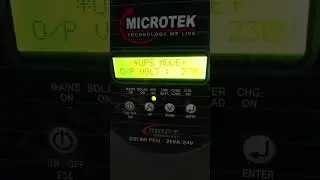 Microtek MPPT 2KW Soler Inverter. #shorts #solarsystem #solarinverters #microtek