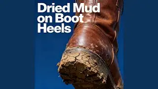 Dried Mud on Boot Heels
