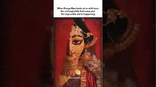 Just One Glance from Maa Durga Can Change Your Life 🙏#DurgaMaa #spiritualshorts #shorts #viralshorts