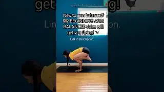 Beginners Arm Balance HACK 🐦&zwj;⬛ Bakasana 🐦&zwj;⬛ Yoga Crow Pose