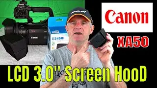 Canon XA50 LCD Hood, Canon M50 Mirrorless Camera LCD Sun Hood/Shade