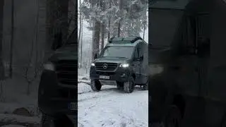 #hymer Venture S im Wald unterwegs #sprinter4x4 #4x4camper #4x4sprinter #hymer #abenteuerallrad #fun