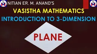 3-D CO-ORDINATE GEOMETRY- JOINT EQUATION OF PLANES & RELATED PROBLEM(L-12) #3d #3dgeometry