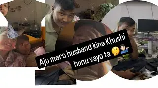 Mero husband Ko new laptop opening ☺️