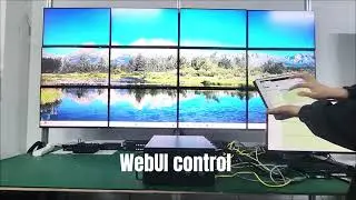 Modular LED/LCD videowall controller with signal preview, IP camera decoding and WebUI control