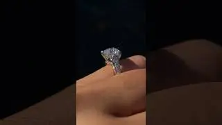 3ct Heart Diamond Platinum Ring | Romantic Statement Ring