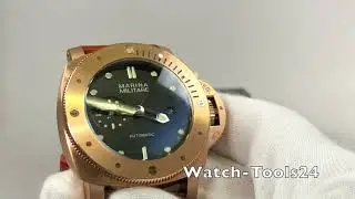 Marina Militare Submersible Pam Homage Gold case 4K