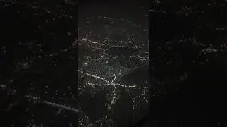 Night view from plane😍✈️ |flight status #shorts#trending