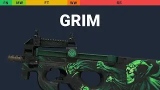 P90 Grim - Skin Float And Wear Preview