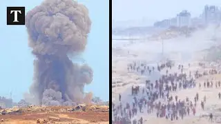 Gaza Bombed Amid Israel Ceasefire Agreement