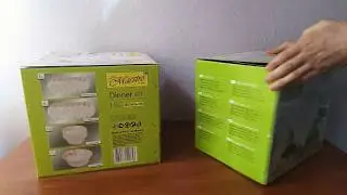Обзор наборов тарелок Maestro MR 30056-19S и Maestro MR 30057-19S из 19 предметов для 6 человек