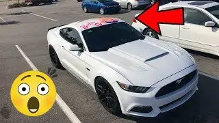 WRAPPED MY GIRLFRIEND'S MUSTANG WITH BARBIE PRANK!!
