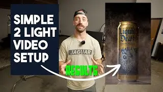 Simple 2 LIGHT SETUP for Food & Product Videos