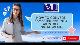 How to Covert Semester Fee into Installments