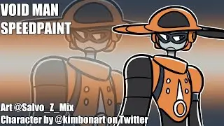 VOID MAN! | By Kimbonart on Twitter | Speedart