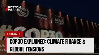 COP 30 Explained: Climate Finance & Global Tensions || Bottom Words