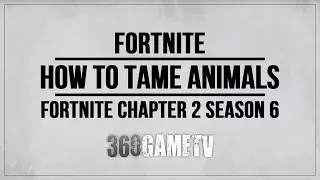 Fortnite Tame Animals - How to tame Wolves / Boars / Raptors / Chicken - Fortnite Chapter 2 Season 6