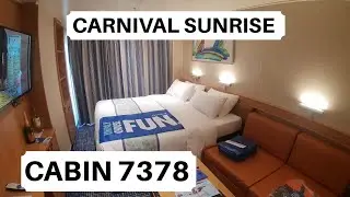 Carnival Sunrise Cabin 7378 Category 8C - Balcony Stateroom