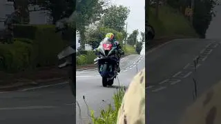 Isle of Man TT Closer to the hedge&hellip; Literally! 😳 #roadracing