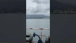Amazing view Port of Vancouver 💙💜🇨🇦🇨🇦 #ship #travel #youtubeshorts #viral #canada