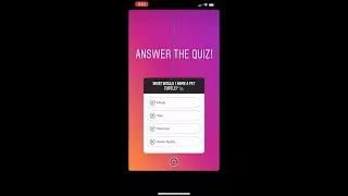 Instagram Stories Quiz Sticker - Tutorial