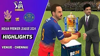 RCB vs RR | THE FINAL | HIGHLIGHTS | RCPL /IPL 2024 | REAL CRICKET 24