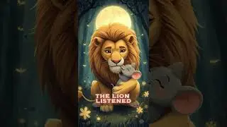 The Friendship of a Lion and a mouse #shorts #animals