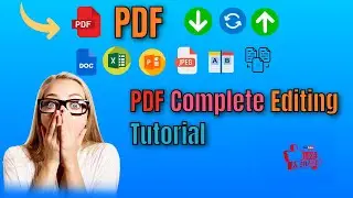 PDF to word,Excel,PowerPoint & reverse and PDF Merge,Split,Compress pdf all Editing Tutorial #pdf