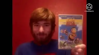 Watching a Russian Copy of Bee Movie!