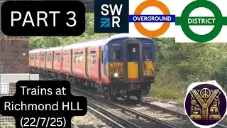 (Previous parts in pinned comment) Trains at Richmond Part 3 (22/7/25) #southwesternrailway #train