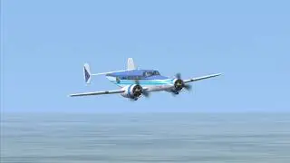Landing a Beechcraft G -18 Volpar at Arlington Muni Airport Arlington Texas in FSX.