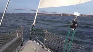 Reefed sailing