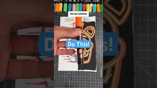 How to Create Jaw-Dropping Neon Art ! 😍 #art #drawing #shorts