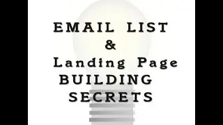 Learn List Building & Landing Page E-Course