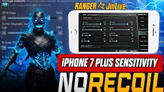 BEST iPhone 7 Plus Sensitivity for PUBG Mobile 🔥 No Recoil | Smooth Spray For Pubg Mobile Part -1