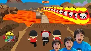 EGG SURPRISE Tag with Ryan - Combo Panda vs Red titan vs Lunchtime Ryan !