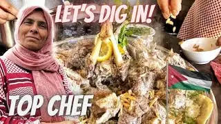 We tried Jordan's National Dish...MANSAF! !افضل منسف في الاردن 😋 🥘