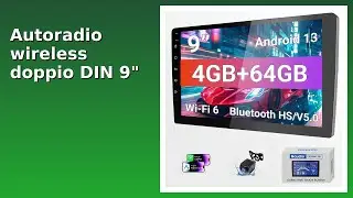 RECENSIONE (2025) : Autoradio wireless doppio DIN 9