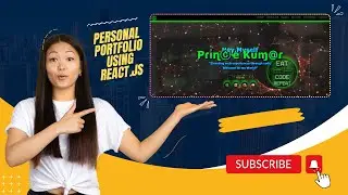 React Responsive Personal Portfolio Website || Build And Deploy  ||  Animation , Typing Effect