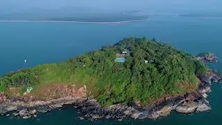 Cintacor Island Resort, Near Karwar, Goa, in the Arabian Sea