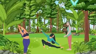CANVA SE CARTOON VIDEO BANANE KA AASAN TARIKA # JUNGLE WALK