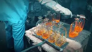 6S semi-automatic line#glassbottle #glassmanufacturing #6Sline #semiautomatic #bottledesign