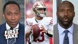 FIRST TAKE | “Don't sleep on the 49ers!” - Stephen A. claims Brock Purdy will return to win NFC West